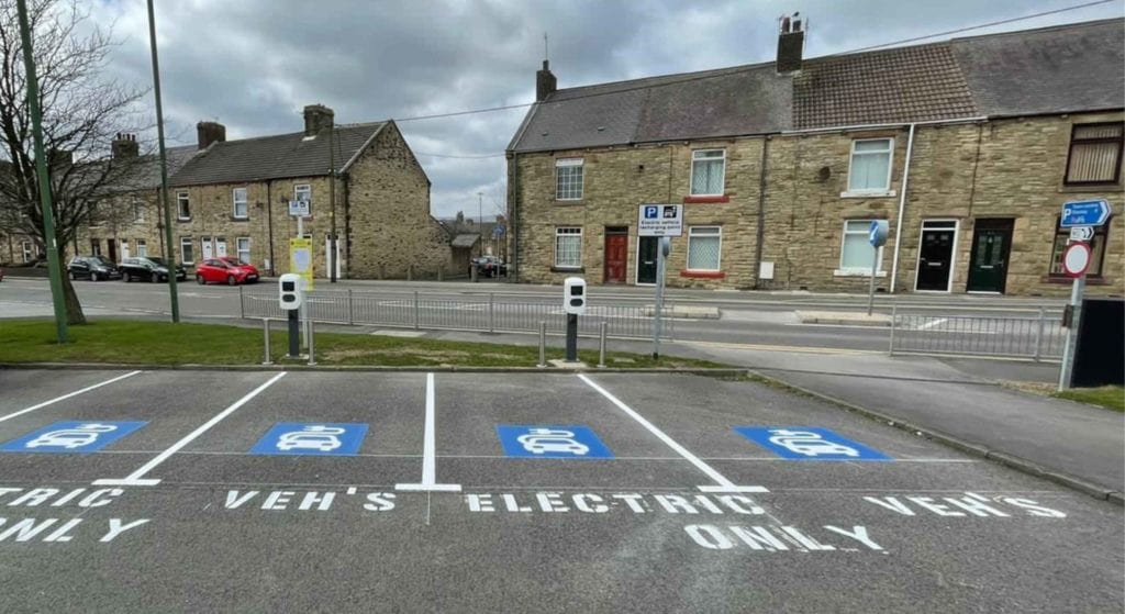 Electric Vehicle Charge Points in Council Car Park