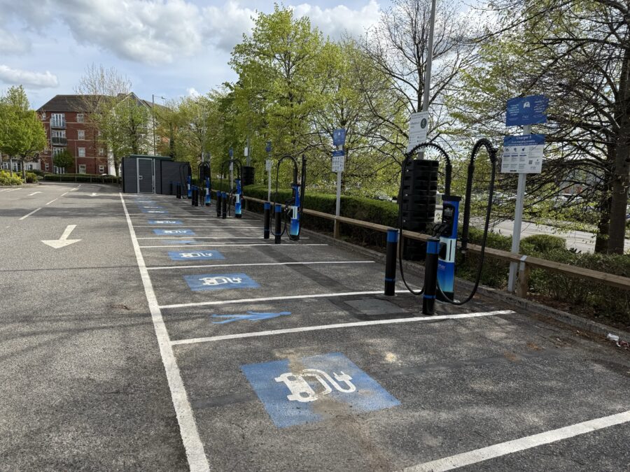 Mer chargers located at Maybird Shopping Park